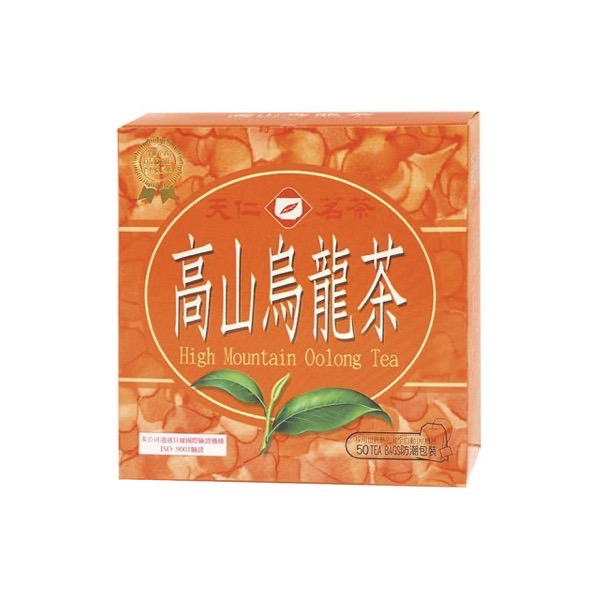 High Mountain Oolong Tea Bags 50pc/box